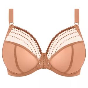 Elomi Matilda Underwired Plunge Bra size US 32l - Cafe Au Lait